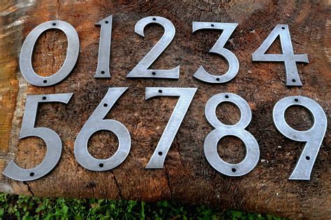 Metal Rustic House Numbers 